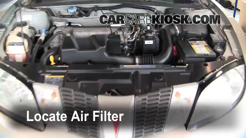 2005 Pontiac Sunfire 2.2L 4 Cyl. Air Filter (Engine) Replace